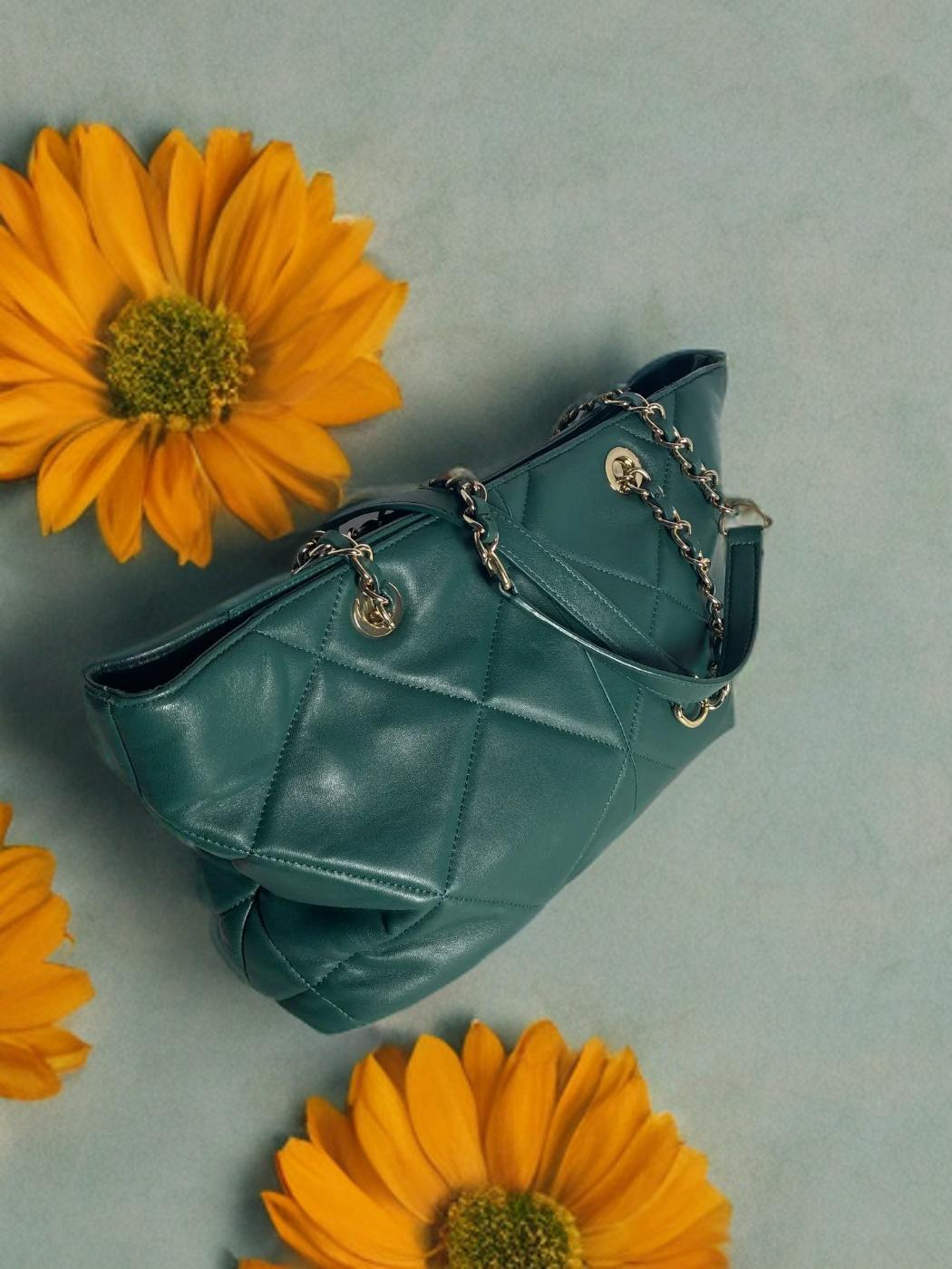 Vintage Talbots Purse Green – M