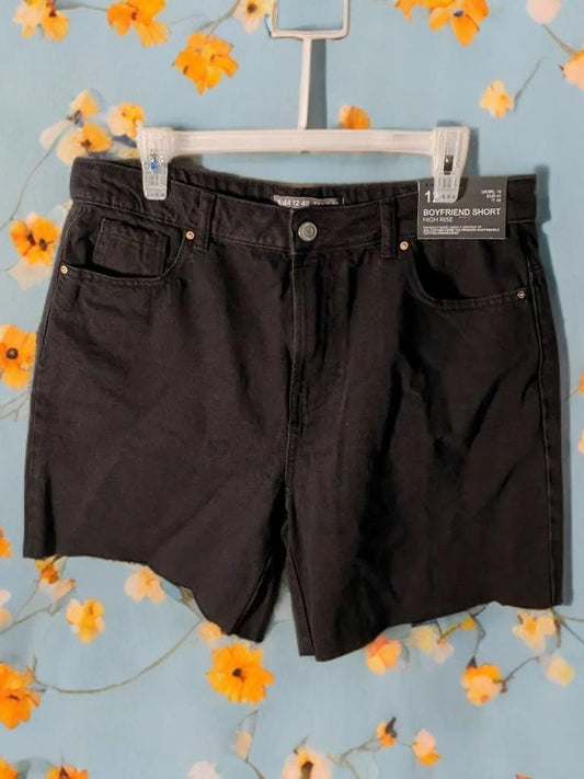 Vintage Black Primark Cares Shorts Size - USA 12 Womens